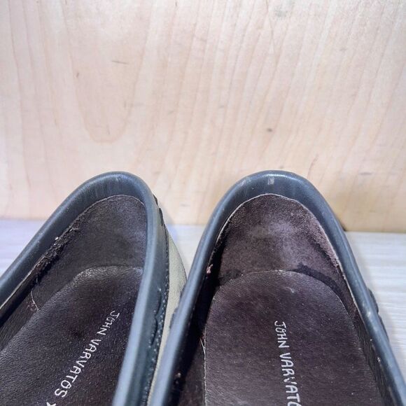 John Varvatos USA Star‎ Slip-on Loafers Brown / Grey Suede 7475 Men\'s 10M